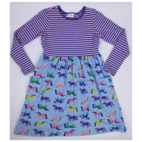 Hanna Andersson Unicorn Print Dress Size 12/14